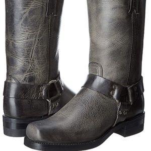 Frye Harness 12R Boots in Charcoal NWOT